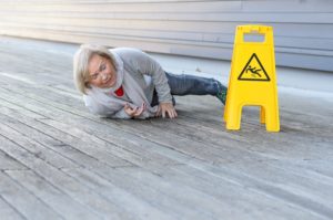 You may need a slip and fall lawyer